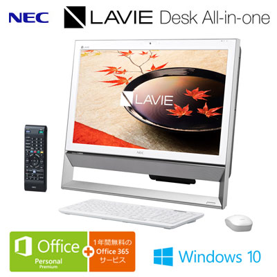 NEC デスクトップパソコン LAVIE Desk All-in-one DA370/CA…...:akindo:10144520