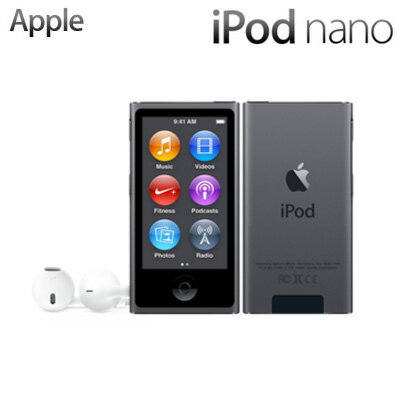 Apple アップル 第7世代 iPod nano MKN52J/A 16GB MKN52JA スペースグレイ【送料無料】【KK9N0D18P】