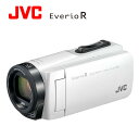 JVC デジタルビデオカメラ EverioR エブリオ 防水・防塵・耐衝撃 32GB GZ-R470-W シャインホワイト 【送料無料】【KK9N0D18P】