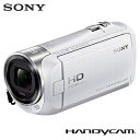 ソニー ビデオカメラ ハンディカム 32GB HDR-CX470-W ホワイト 