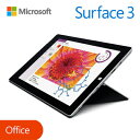 マイクロソフト Surface 3 10.8インチ Windows タブレット 64GB LTEモデル SIMフリー サーフェス MSSAA3 【送料無料】【KK9N0D18P】