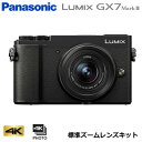 【キャッシュレス5%還元店】パナソニック ミラーレス一眼カメラ ルミックス LUMIX Gシリーズ GX7 Mark III 標準ズームレンズキット DC-GX7MK3K-K ブラック【送料無料】【KK9N0D18P】
