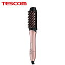 【キャッシュレス5%還元店】テスコム ホットブラシアイロン THP400-P ピンクゴールド【送料無料】【KK9N0D18P】