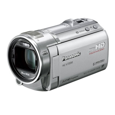 パナソニック デジタルビデオカメラ V700M 愛情サイズ 64GB HC-V700M-S シルバー【送料無料】