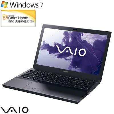 ソニー ノートパソコン バイオ Sシリーズ VPCSE29FJ/B ブラック 15.5型 VAIO VPCSE29FJ-B 2012年春モデル【送料無料】【Aug08P3】