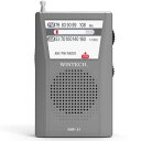 WINTECH AM/FMポータブルラジオ 縦型 KMR-51 ガンメタル×グレー【送料無料】【KK9N0D18P】