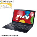 富士通 ノートパソコン FMV LIFEBOOK AH AH45/H 15.6型 FMVA45H アルマイトブラック 2012年夏モデルボーナス一括可！代引き＆送料全国無料！