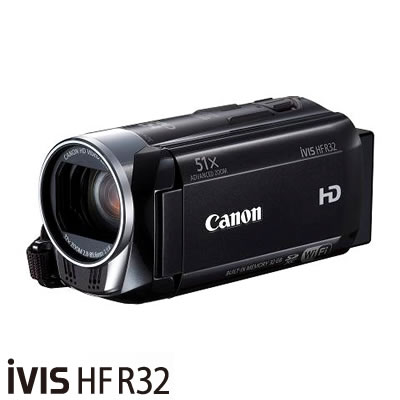キヤノン ビデオカメラ iVIS HF R32 32GB iiVISHFR32BK ブラック Wi-Fi機能搭載