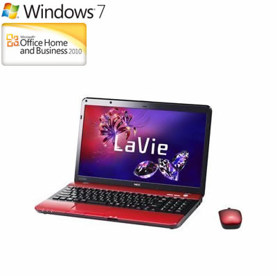 NEC ノートパソコン LaVie S PC-LS150F26R ルミナスレッド 15.6型液晶 LS150/F2 2012年春モデル【送料無用】【Aug08P3】
