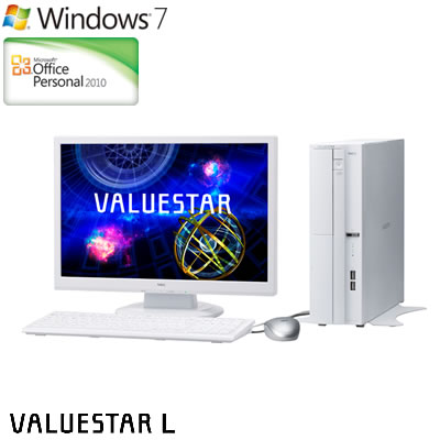 NEC デスクトップパソコン VALUESTAR L VL150/HS 19型 PC-VL150HS 2012年夏モデル【送料無料】【Aug08P3】ボーナス一括可！代引き＆送料全国無料！