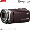 ビクター ビデオカメラ エブリオ 32GB GZ-E565-T アーバンブラウン JVC【送料無料】