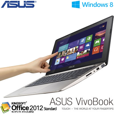 ASUS ノートパソコン Vivo Book 11.6型ワイド タッチ X202E-CT3217 スチールグレー 2012年秋冬モデル送料＆代引き手数料無料