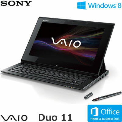 ソニー ノートパソコン VAIO Duo 11 11.6型ワイド SVD11239CJB ブラック 送料＆代引き手数料無料