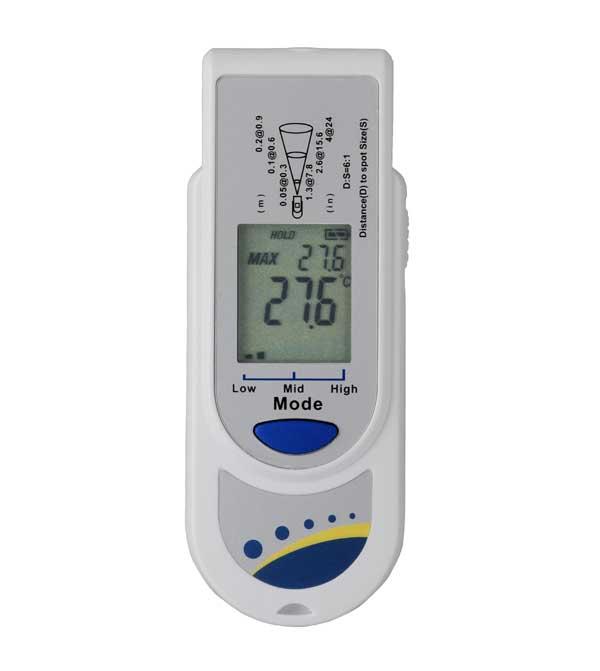 放射温度計:レーザー付き非接触温度計IR-303【郵送可￥250】
