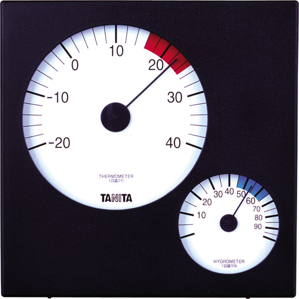 タニタ温湿度計TT-534（壁掛・卓上）【郵送可￥390】