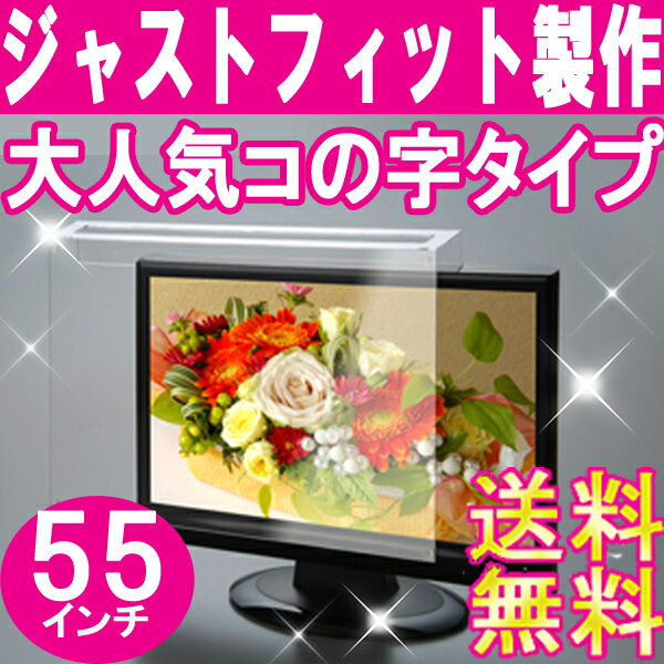 液晶テレビ保護パネル■55インチ■送料無料[液晶保護パネル][液晶テレビ保護カバー]プラズマテレビ・3D対応テレビ・PCにもご使用頂いています。国産　アクリル板　製作【低反射グレア】レビュー記入で100円引き!! 05P123Aug12