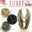【メール便OK】正規品 CITRUS シトラス ストール ネックレス ストール /Linen レオパードもおススメ♪雑誌掲載 セレブ愛用 スカーフ 05P02jun13【RCP】