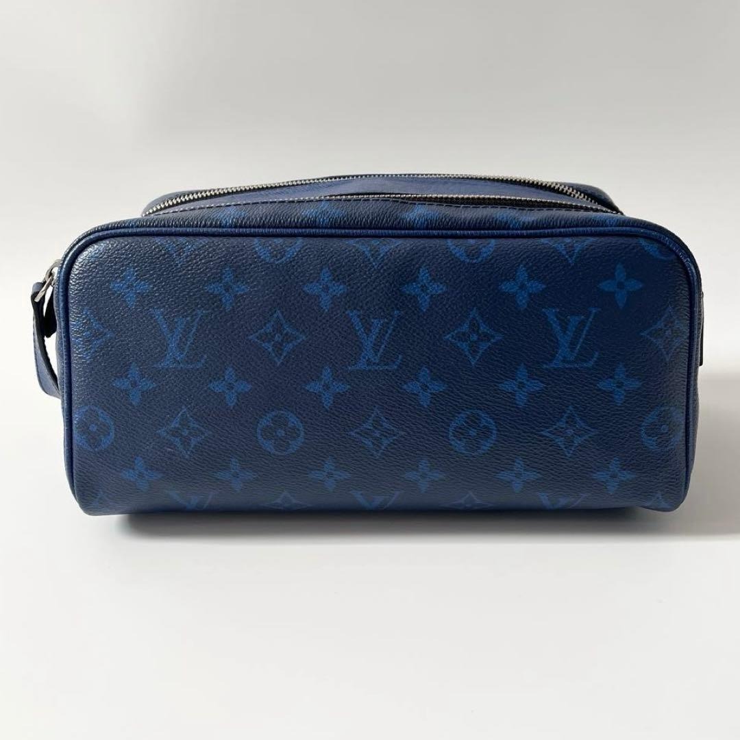 LOUIS VUITTON　ルイヴィトン　タイガラマ ドップ・キット　セカンドバッグ　ブルー　クラッチバッグ　M30849　ICタグ　【中古】