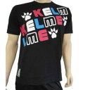 KELME ケルメ Tシャツ 半袖 フットサル サッカー KT1181S ブラック 黒 XLサイズ