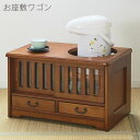 キッチンワゴン 木製 キッチン お座敷ワゴン 和風ポットワゴ...