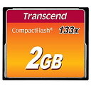 Transcend 2GB CF CARD (133X、 TYPE I ) TS2GCF133
