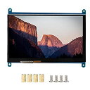 ディスプレイ画面、7インチLCD HDMI 1024x600 Ultra HDディスプレイ画面Raspberry Pi用容量性タッチスクリーン