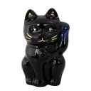 【スマホエントリーでP10倍 9/23 9:59まで】バカラ Baccarat 招き猫 フィギュア オーナメント ミッドナイト 2607787