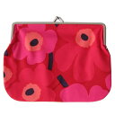 メール便可250円 マリメッコ Marimekko 小物入れ ポーチ がま口 ミニウニッコ レッド 37773 301