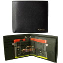 ポールスミス Paul Smith 財布 二つ折り財布 メンズ サフィアーノレザー カメラプリント ATXC 4833 W880 79 Made in ITALY