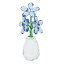 スワロフスキー SWAROVSKI クリスタルフィギュア FLOWER DREAMS 忘れな草 オブジェ 置物 5254325 8,000円