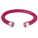 【最大2000円クーポン発行中 10/23(月)9:59まで】スワロフスキー SWAROVSKI バングル ブレスレット Crystaldust Sサイズ クリスタルダスト フーシャ 5292439