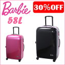 【30％OFF/ポイント10倍】 Barbie [バービー] スーツケース/キャリーケース レトロポップハード 58L H60cm 1-05752 【ACE】【送料無料】【TSAロック】