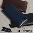 ユーバイウンガロ 長財布 ラウンドファスナー U by ungaro メタル 210-27104