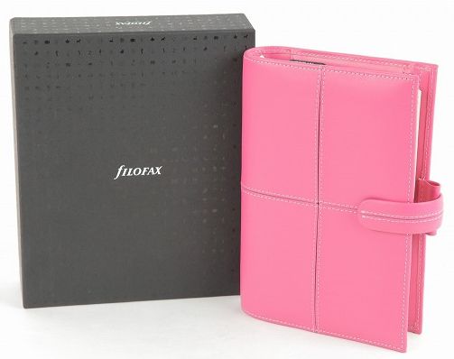 【送料無料】ファイロファックス　filofax クラシック　バイブル ピンク　システム手帳