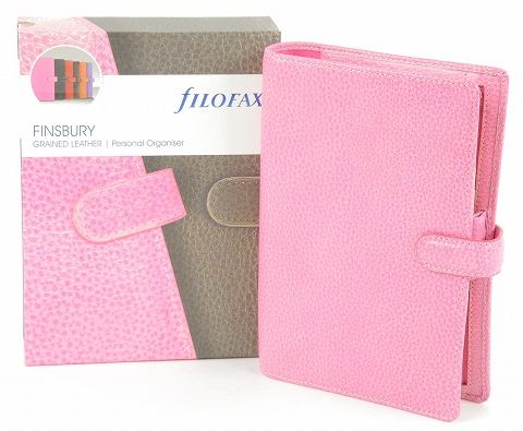 【送料無料】ファイロファックス/filofax　フィンスバリー Finsbury　バイブル　Pink システム手帳