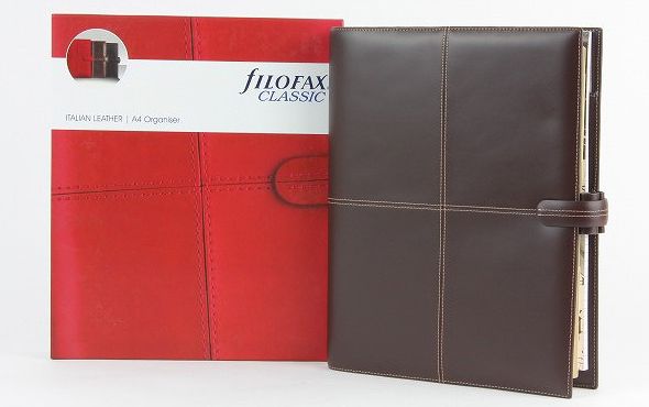 y EbsOzt@Ct@bNX filofax@NVbN NX A4 Chocolate VXe蒠