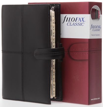 【送料無料】ファイロファックス/filofax クラシック クロス バイブル Black　システム手帳