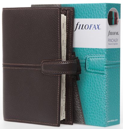 【送料無料】ファイロファックス/filofax フィンチリー Finchley バイブル chocolate システム手帳