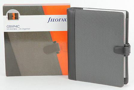 【送料無料】ファイロファックス/filofax グラフィック Graphic　A5　Steel Gray システム手帳