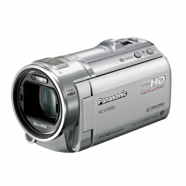 HC-V700M-S シルバー【送料無料】[Panasonic パナソニック]デジタルハイビジョンビデオカメラ【2sp_120622_a】