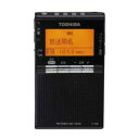 【納期約7〜10日】東芝 TY-SPR8(KM) ワイドFM対応 FM／AM 携帯ラジオ ブラック TYSPR8KM