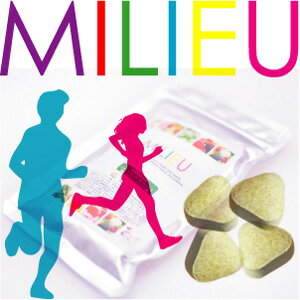 【ミリュー/milieu】ビタミン・ヘム鉄含有食品（120粒入り、約1か月分）
