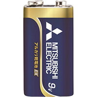 三菱　POWERアルカリEX　アルカリ電池　9V　角型　<strong>6LF22EXD</strong>1S　≪4個までクリックポスト対応≫