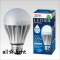 ☆東芝　E−CORE　LED電球　一般電球形　4．5W　防水形　調光対応　昼白色相当　シリ…...:alllight:10026838