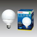 ☆東芝　E−CORE　LED電球　ボール電球形　昼白色　 E26口金　全光束730lm　60W形相当　LDG9N