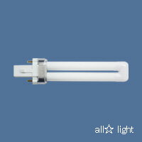 ☆OSRAM　コンパクト形蛍光ランプ（蛍光灯）　DULUX S　7W　白色　G23口金　D…...:alllight:10039635