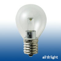 ☆ELPA　エルパボール　LED電球　LED装飾電球　S形ミニ球タイプ　クリア（透明）　1…...:alllight:10040365