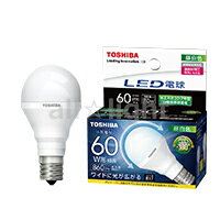 ☆東芝　LED電球　ミニクリプトン形　昼白色　E17口金　ミニクリプトン電球60W形相当　…...:alllight:10056590