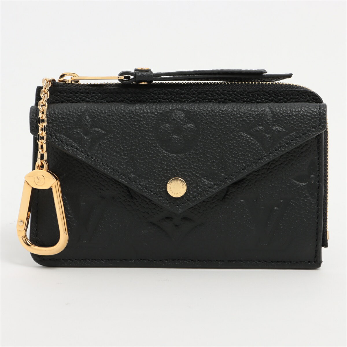 【中古】ヴィトン アンプラント ポルトカルトレクトヴェルソ M69421 ノワール コインケース RFID反応有