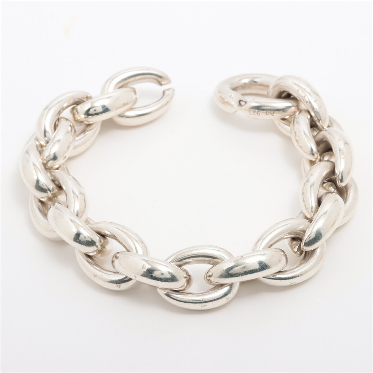 【中古】エルメス アクロバットGM ブレスレット 925 190.7g シルバー